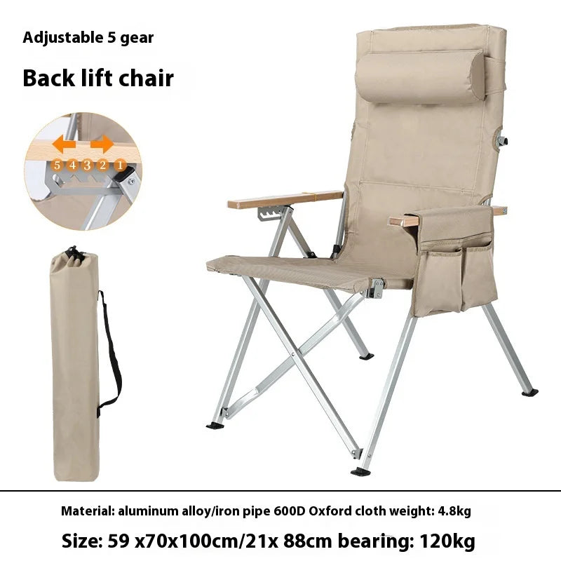 Lohascamping 5-Position Reclining Aluminum Camp Chair