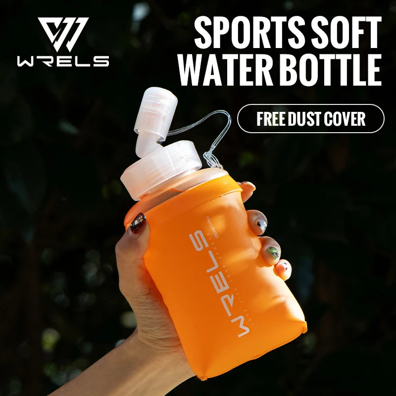 WRELS Foldable Soft Flask 350ml / 500ml — BPA-Free Running Bottle