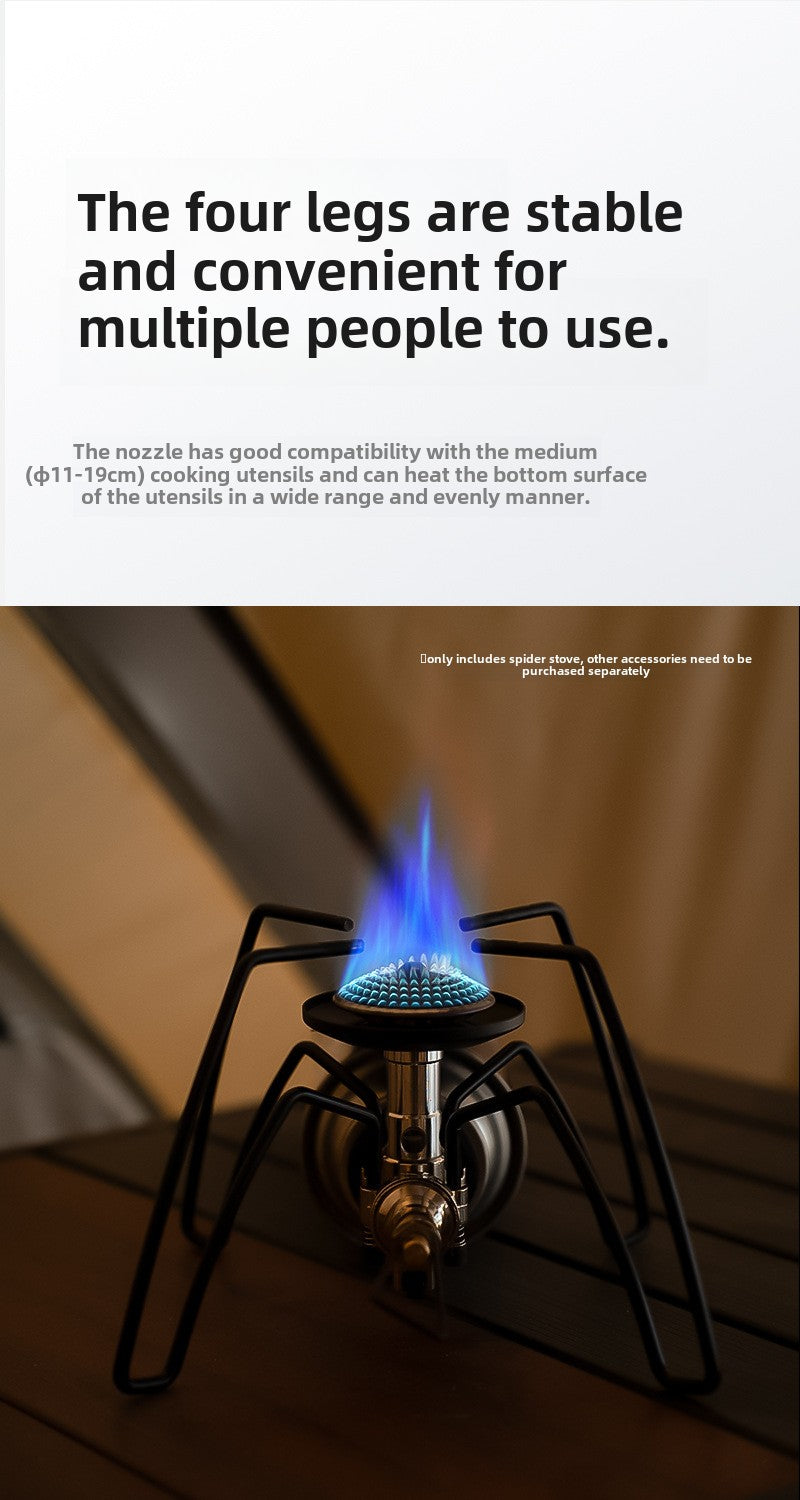 Spider Folding Card Stove — Compact Backpacking Burner
