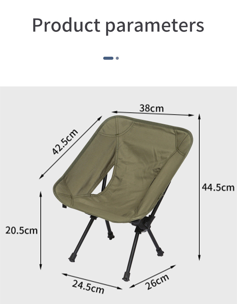 Ultralight Detachable Folding Camp Chair — Backpacking & Fishing