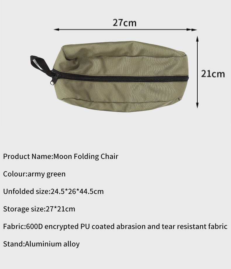 Ultralight Detachable Folding Camp Chair — Backpacking & Fishing