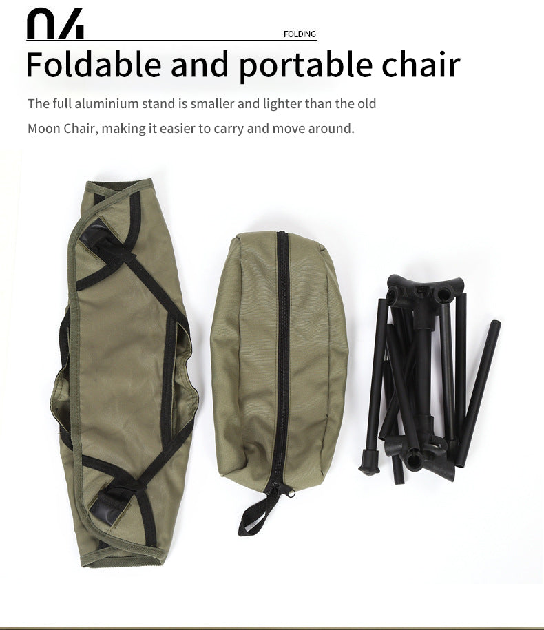 Ultralight Detachable Folding Camp Chair — Backpacking & Fishing