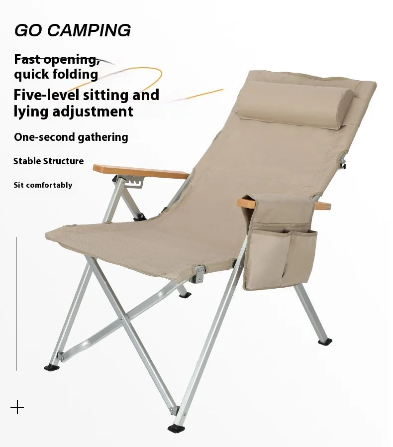 Lohascamping 5-Position Reclining Aluminum Camp Chair