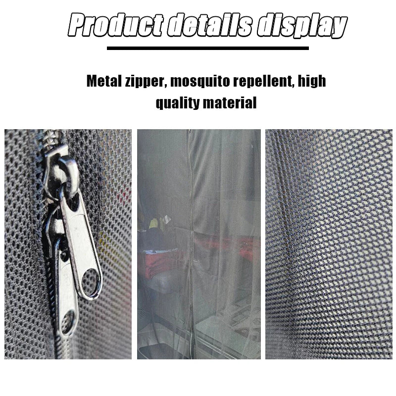 FOR VW T5 T6 Sliding Door Magnetic Insect Mosquito Shading Fly Screen Net for Camper Auto Vehicle Interior Accessories