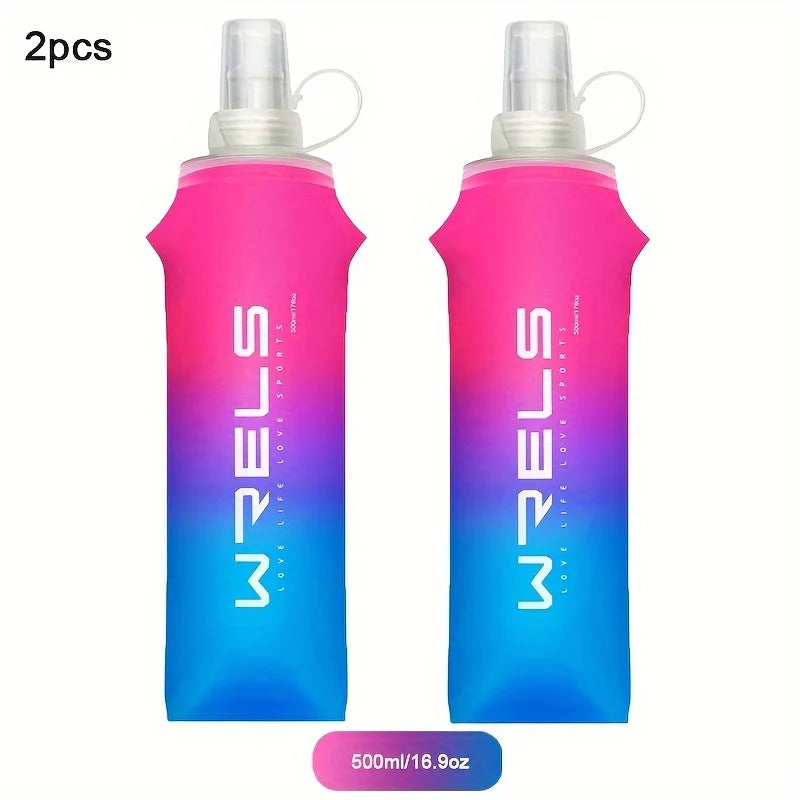 WRELS Collapsible Soft Water Bottle — BPA-Free TPU Flask