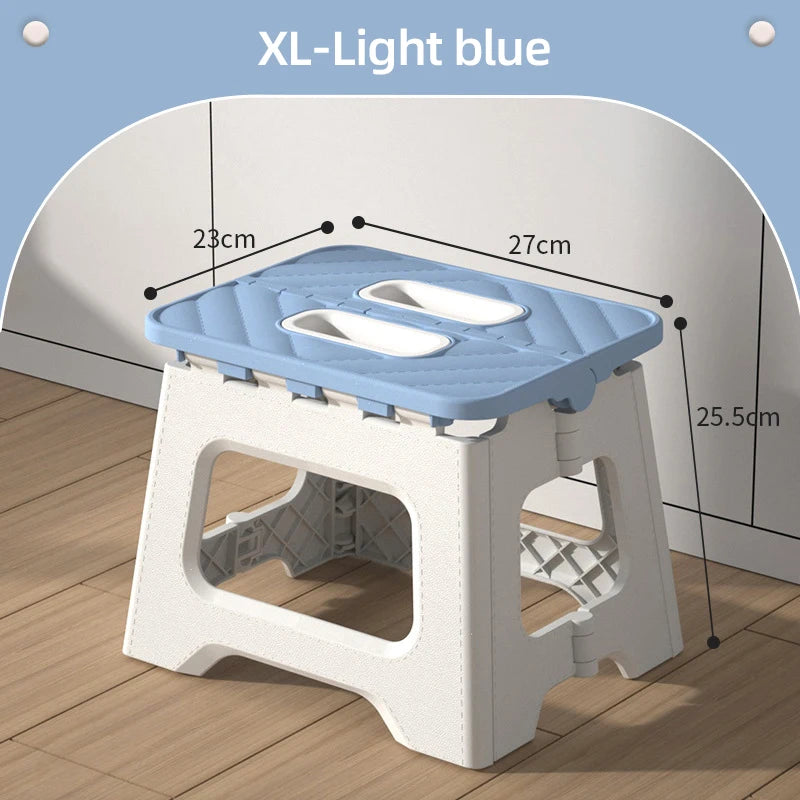 MUMUCC plastic thickened folding chair, portable outdoor camping chair, beach folding chair, family children's chair