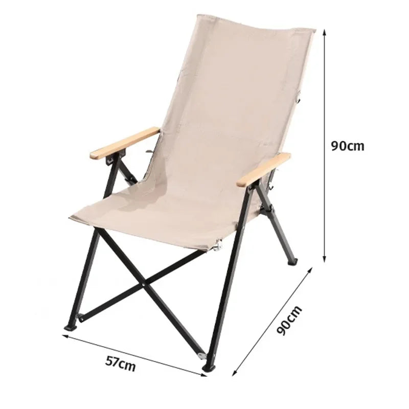 5-Position Folding Lounge Chair — Beach Chaise