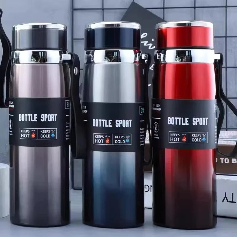 1L Stainless Steel Vacuum Thermal Water Bottle