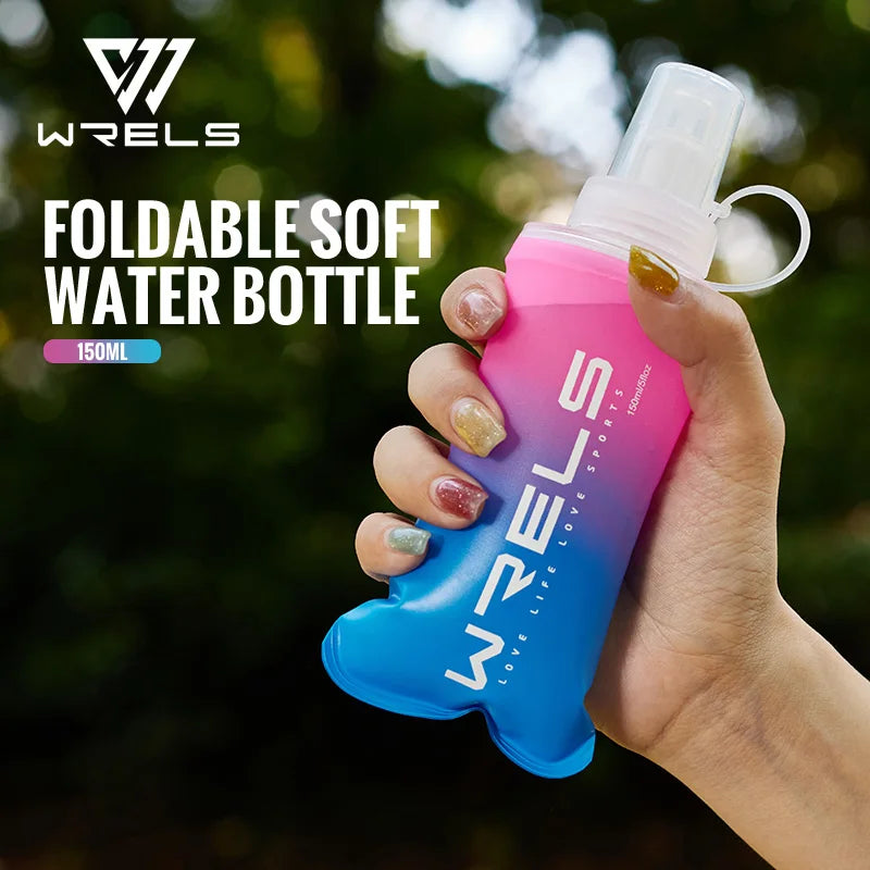 WRELS Collapsible Soft Water Bottle — BPA-Free TPU Flask