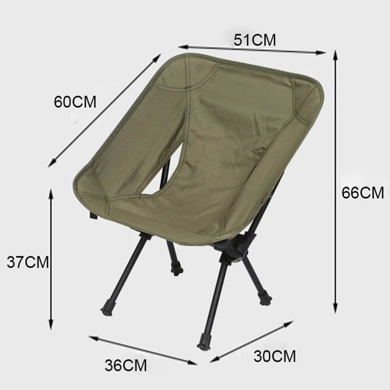 Ultralight Detachable Folding Camp Chair — Backpacking & Fishing