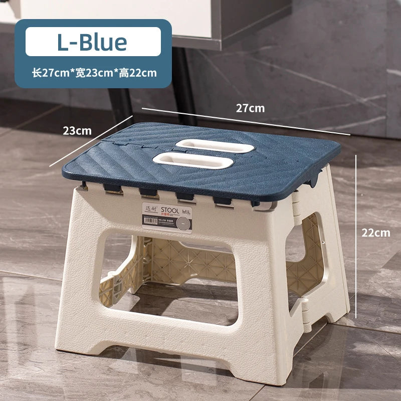 MUMUCC plastic thickened folding chair, portable outdoor camping chair, beach folding chair, family children's chair
