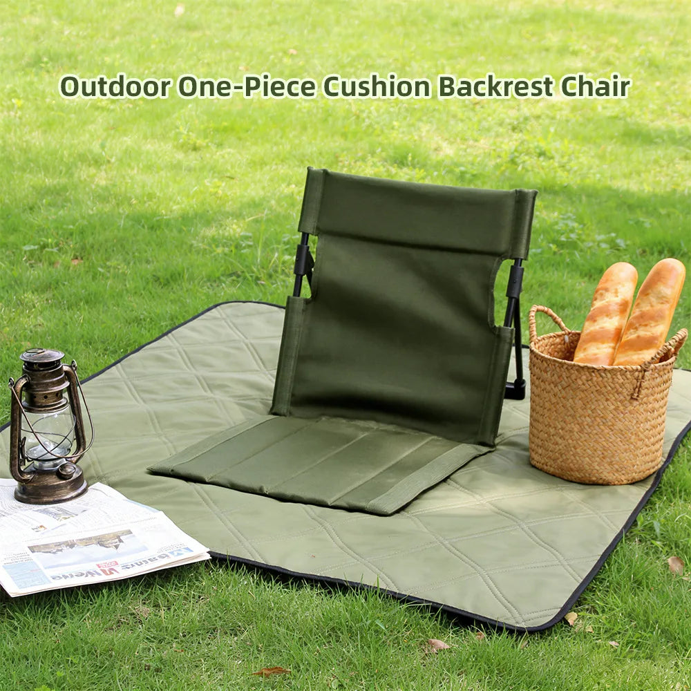 Lightweight Folding Low-Back Camp Recliner