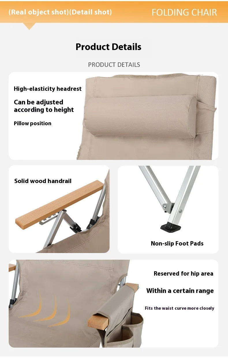 Lohascamping 5-Position Reclining Aluminum Camp Chair