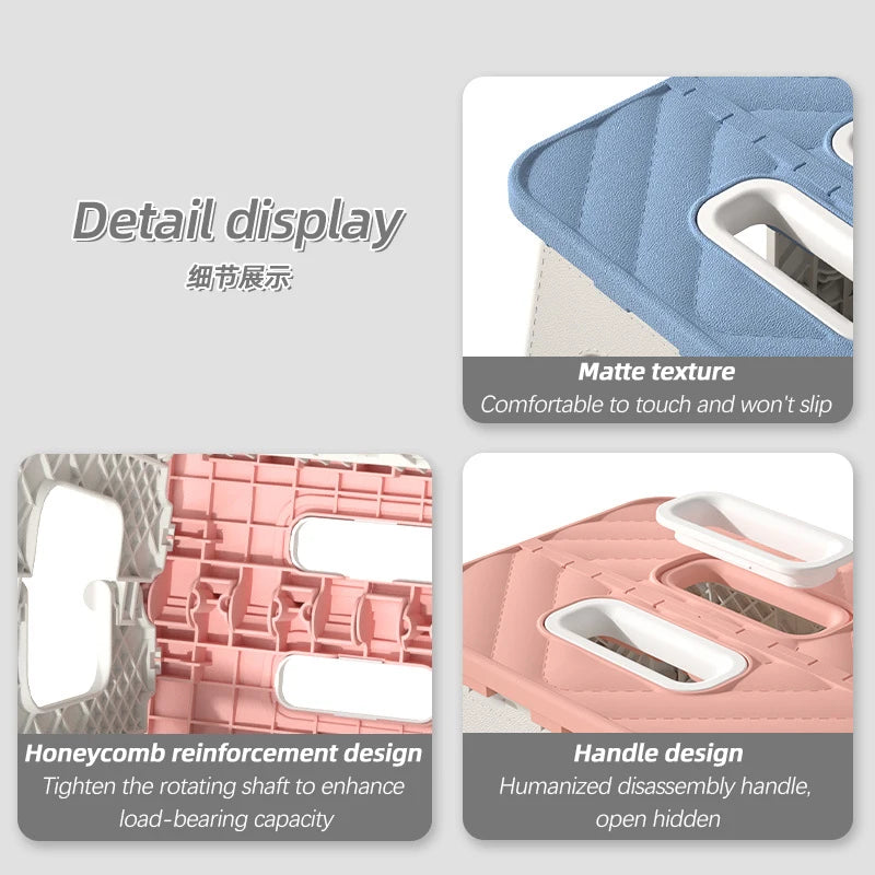 MUMUCC plastic thickened folding chair, portable outdoor camping chair, beach folding chair, family children's chair