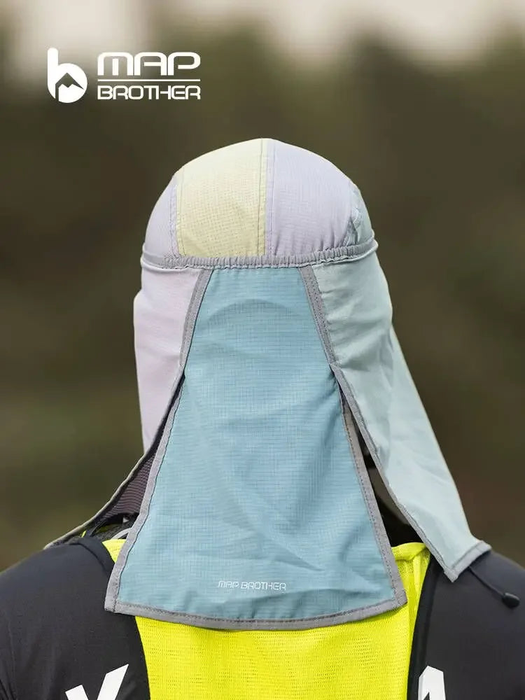 UPF 50 Sun Hat with Removable Neck Flap — Hiking & Fishing