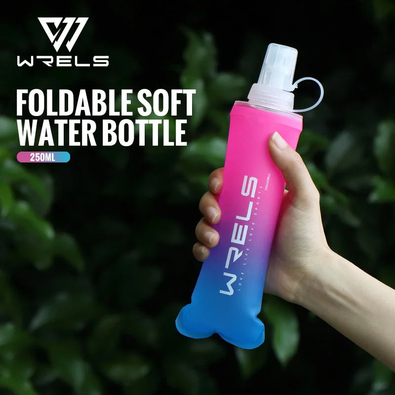 WRELS Collapsible Soft Water Bottle — BPA-Free TPU Flask