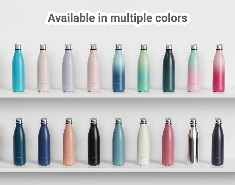 WATERSY 500ml Insulated Stainless Steel Water Bottle