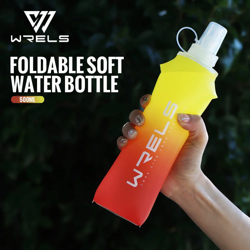 WRELS Collapsible Soft Water Bottle — BPA-Free TPU Flask