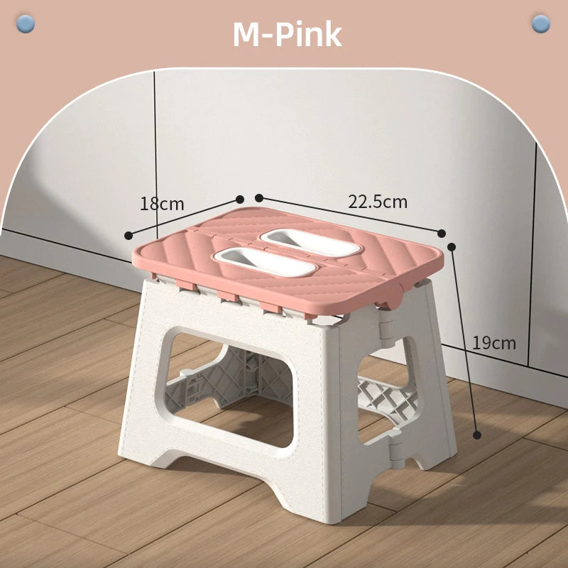 MUMUCC plastic thickened folding chair, portable outdoor camping chair, beach folding chair, family children's chair