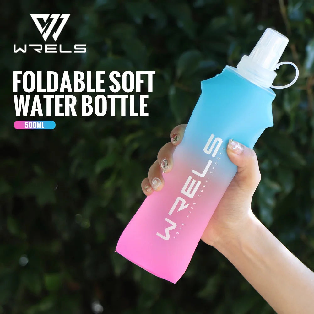 WRELS Collapsible Soft Water Bottle — BPA-Free TPU Flask