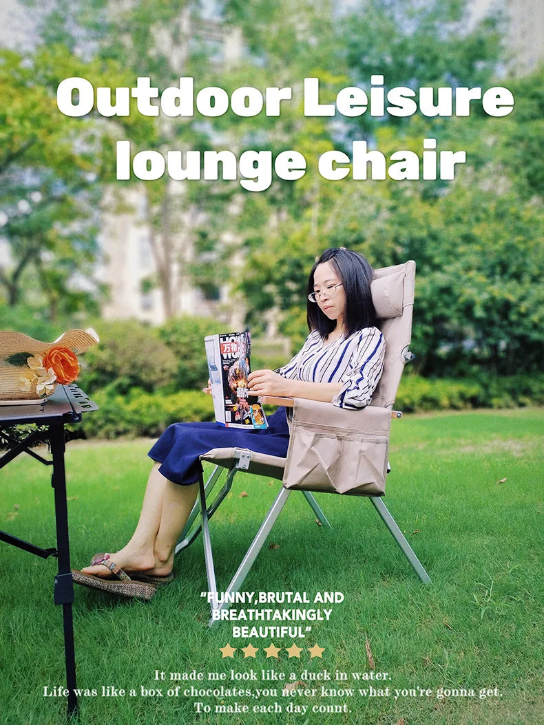 Lohascamping 5-Position Reclining Aluminum Camp Chair