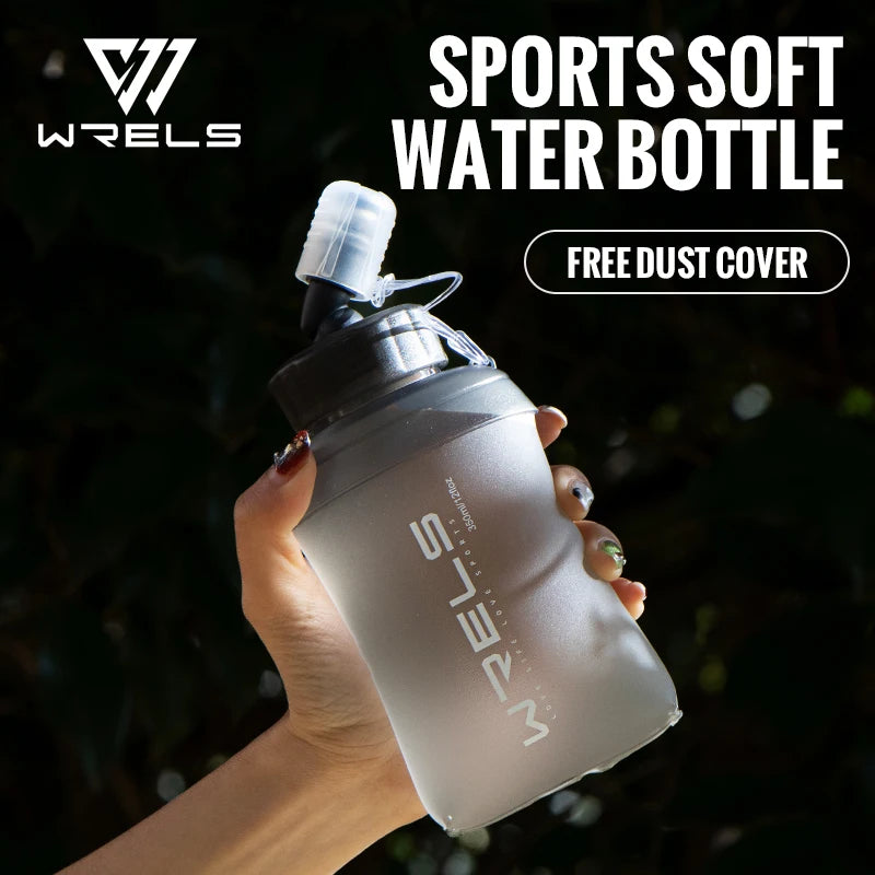 WRELS Foldable Soft Flask 350ml / 500ml — BPA-Free Running Bottle