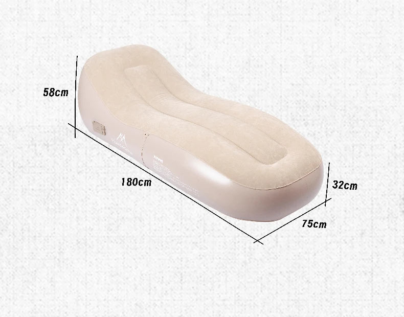 Self-Inflating Air Sofa Bed — Camping Mattress 180×75×58 cm