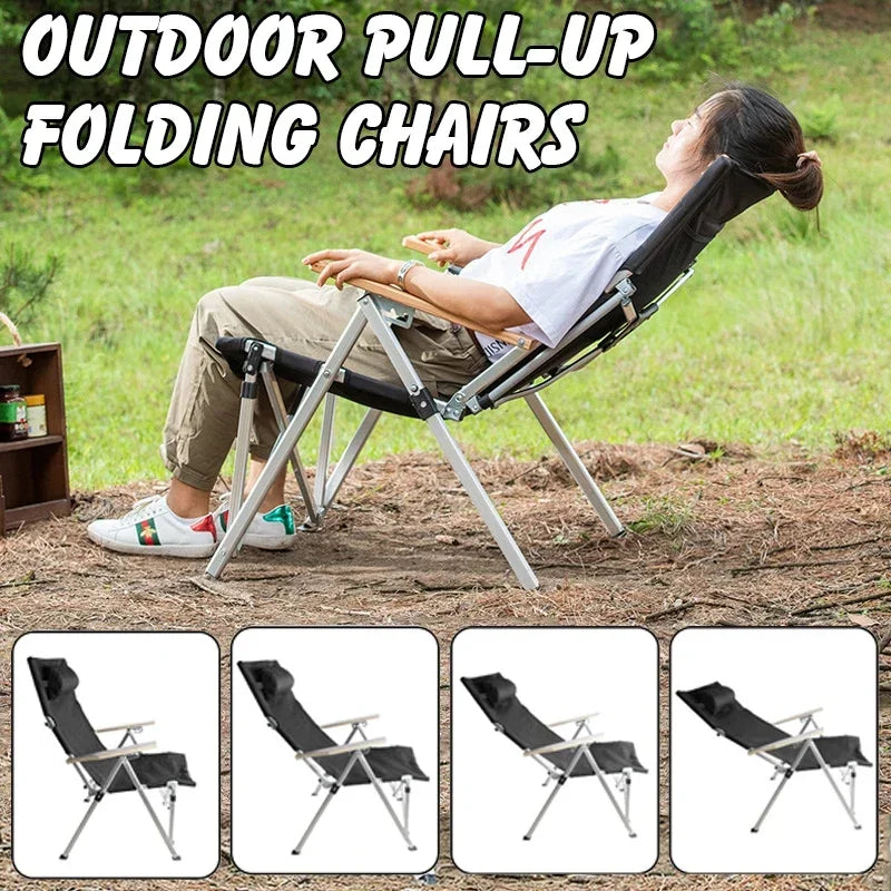 5-Position Folding Lounge Chair — Beach Chaise
