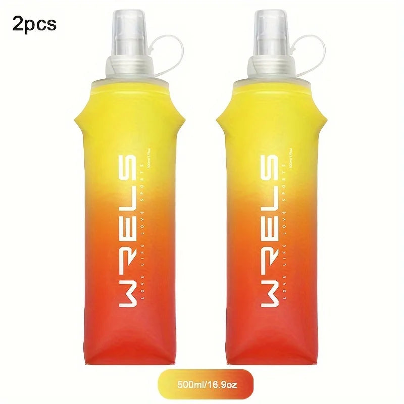 WRELS Collapsible Soft Water Bottle — BPA-Free TPU Flask