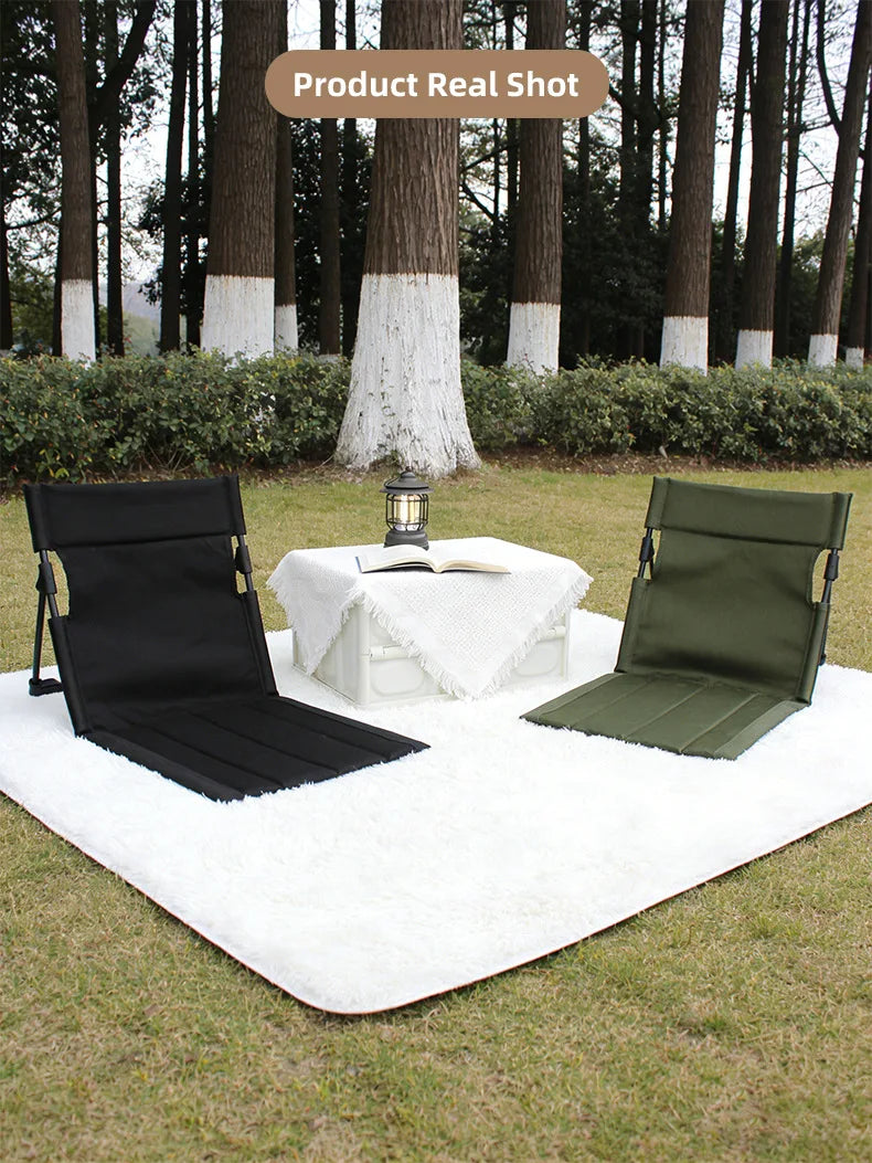 Lightweight Folding Low-Back Camp Recliner