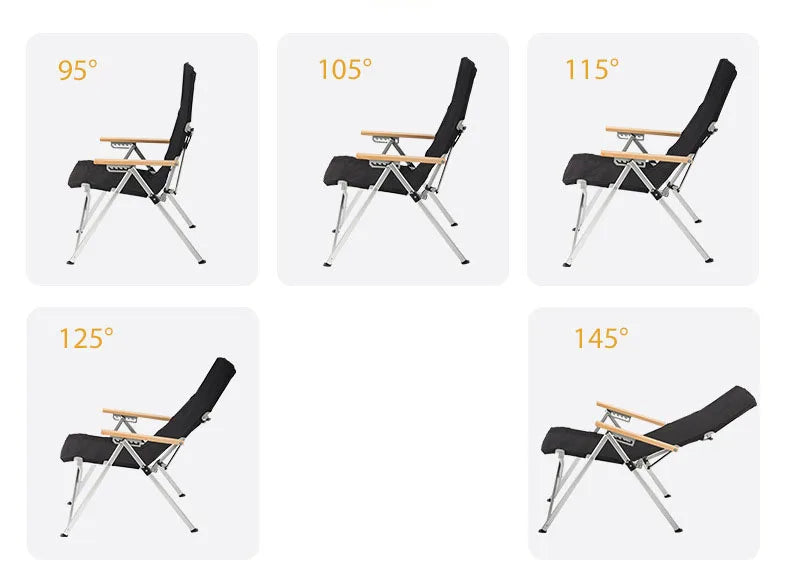 Lohascamping 5-Position Reclining Aluminum Camp Chair