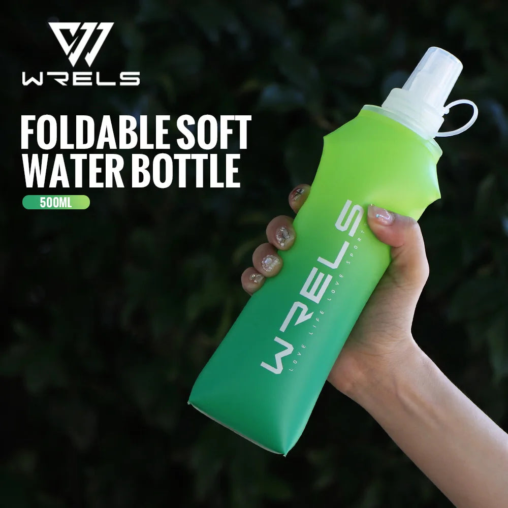 WRELS Collapsible Soft Water Bottle — BPA-Free TPU Flask