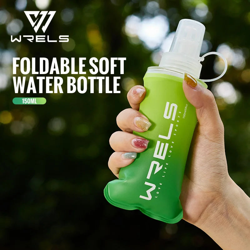 WRELS Collapsible Soft Water Bottle — BPA-Free TPU Flask
