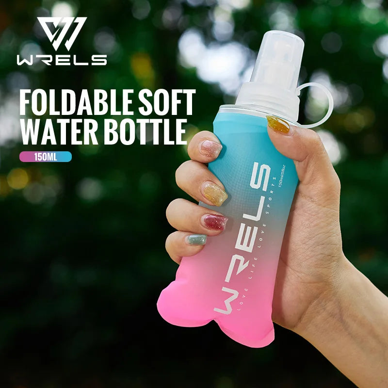 WRELS Collapsible Soft Water Bottle — BPA-Free TPU Flask