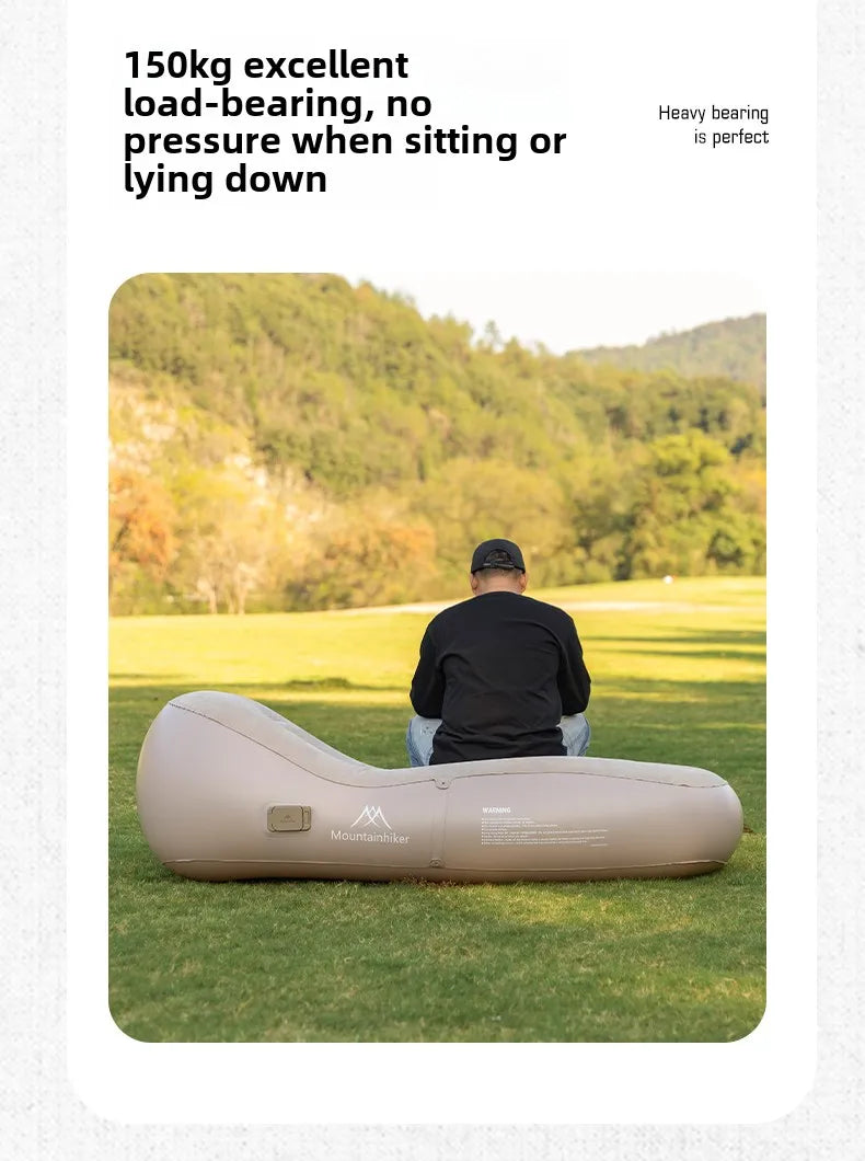 Self-Inflating Air Sofa Bed — Camping Mattress 180×75×58 cm