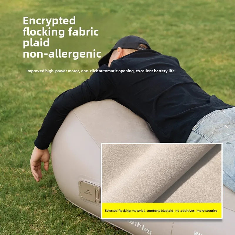 Self-Inflating Air Sofa Bed — Camping Mattress 180×75×58 cm