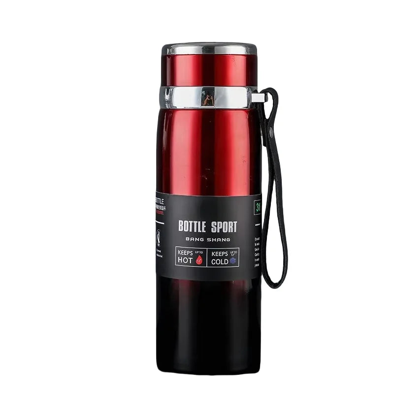 1L Stainless Steel Vacuum Thermal Water Bottle