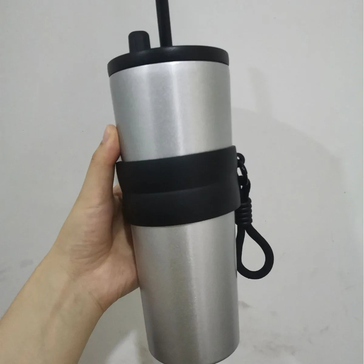 700ml Insulated Travel Thermos with Straw — Leak-Proof