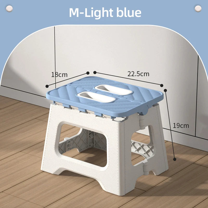 MUMUCC plastic thickened folding chair, portable outdoor camping chair, beach folding chair, family children's chair