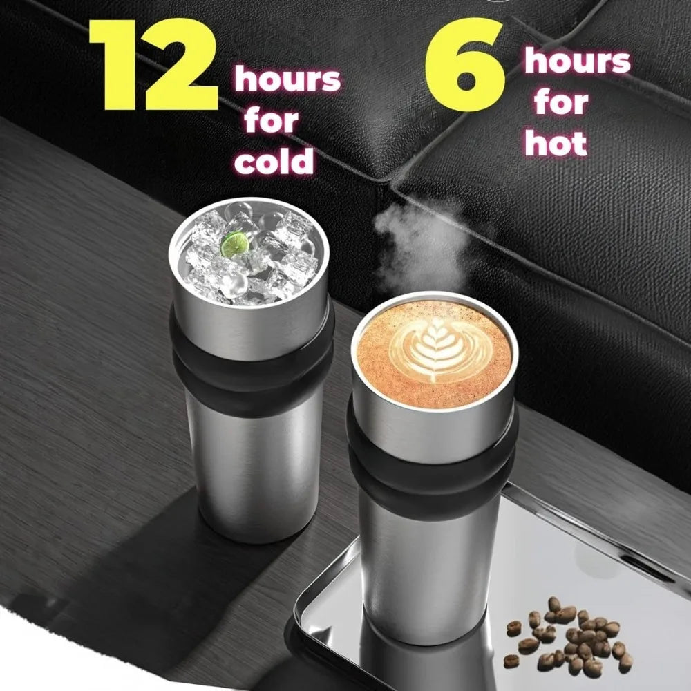 700ml Insulated Travel Thermos with Straw — Leak-Proof