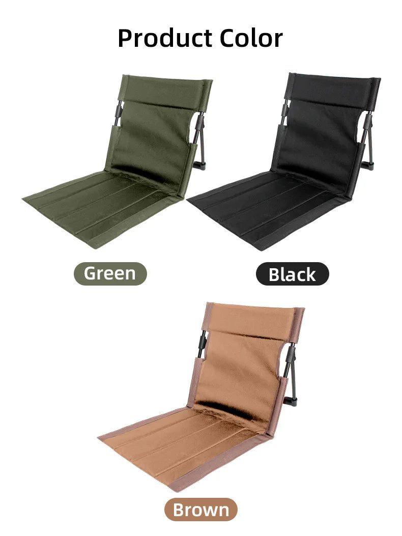 Lightweight Folding Low-Back Camp Recliner
