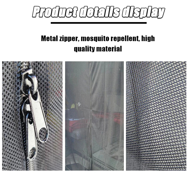 FOR VW T5 T6 Sliding Door Magnetic Insect Mosquito Shading Fly Screen Net for Camper Auto Vehicle Interior Accessories