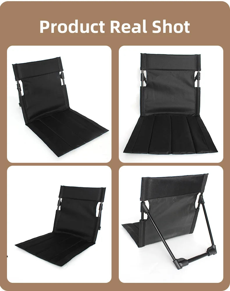 Lightweight Folding Low-Back Camp Recliner