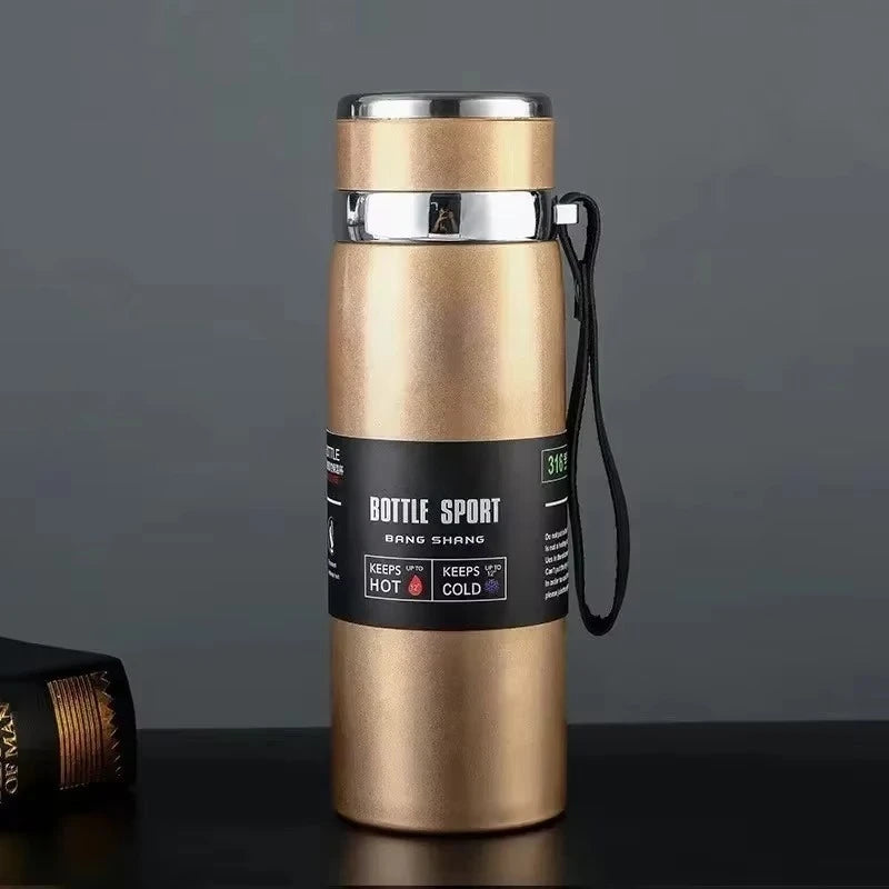 1L Stainless Steel Vacuum Thermal Water Bottle
