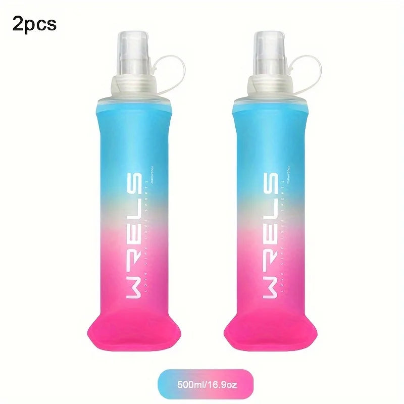 WRELS Collapsible Soft Water Bottle — BPA-Free TPU Flask
