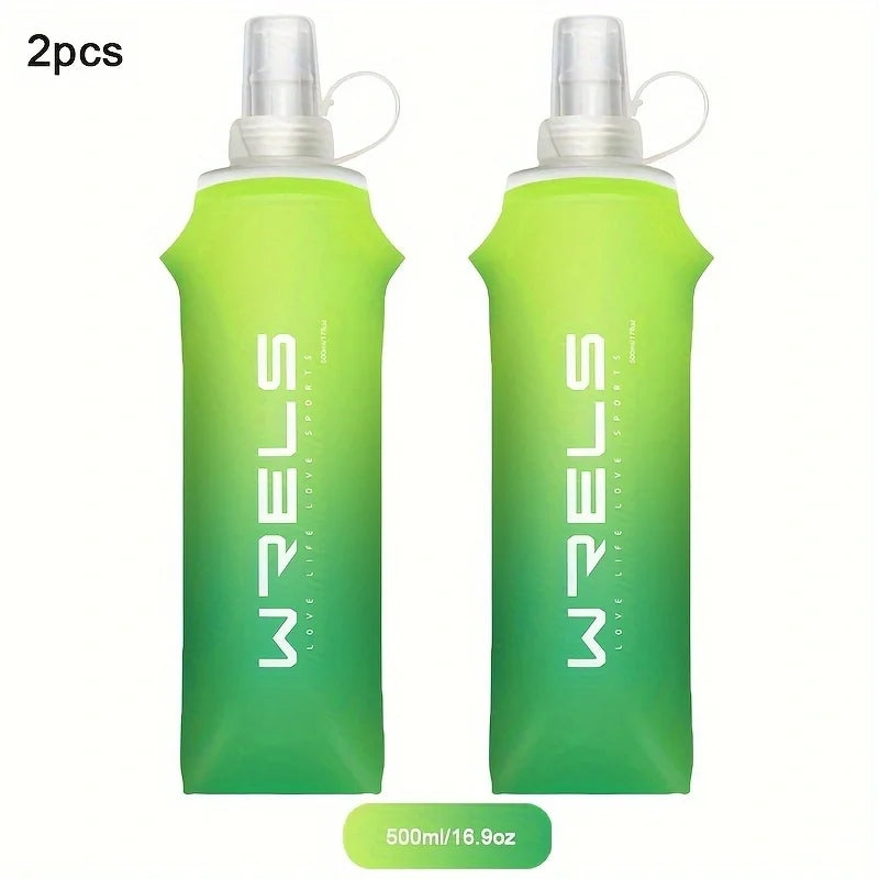 WRELS Collapsible Soft Water Bottle — BPA-Free TPU Flask