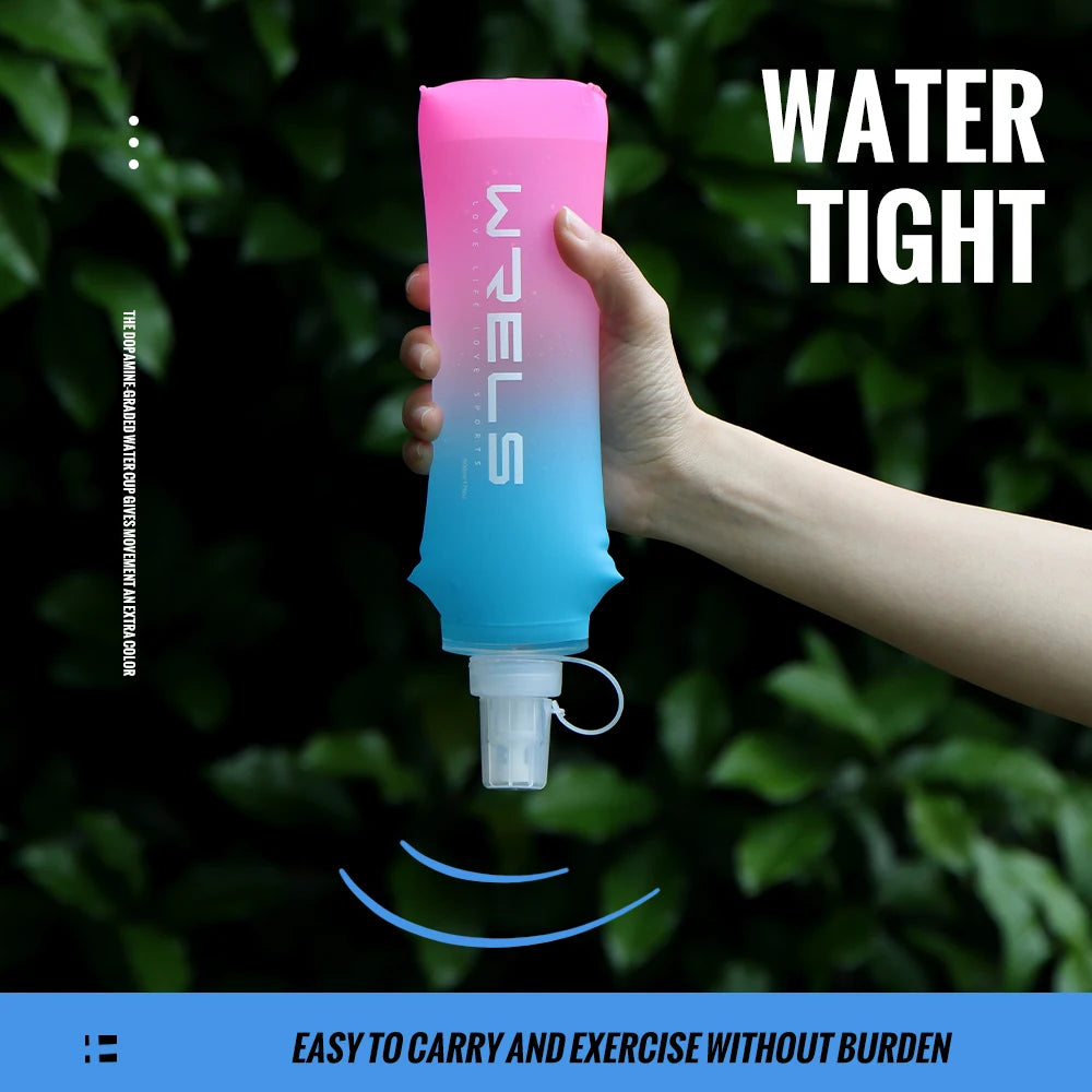 WRELS Collapsible Soft Water Bottle — BPA-Free TPU Flask