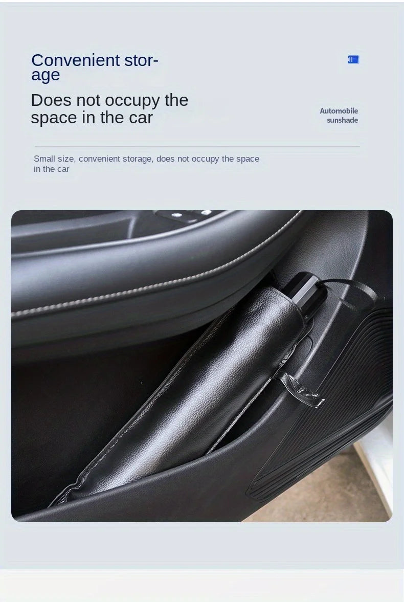 Car parasol inside the front windshield sunscreen sunshade artifact car sunscreen insulation sunshade portable storage
