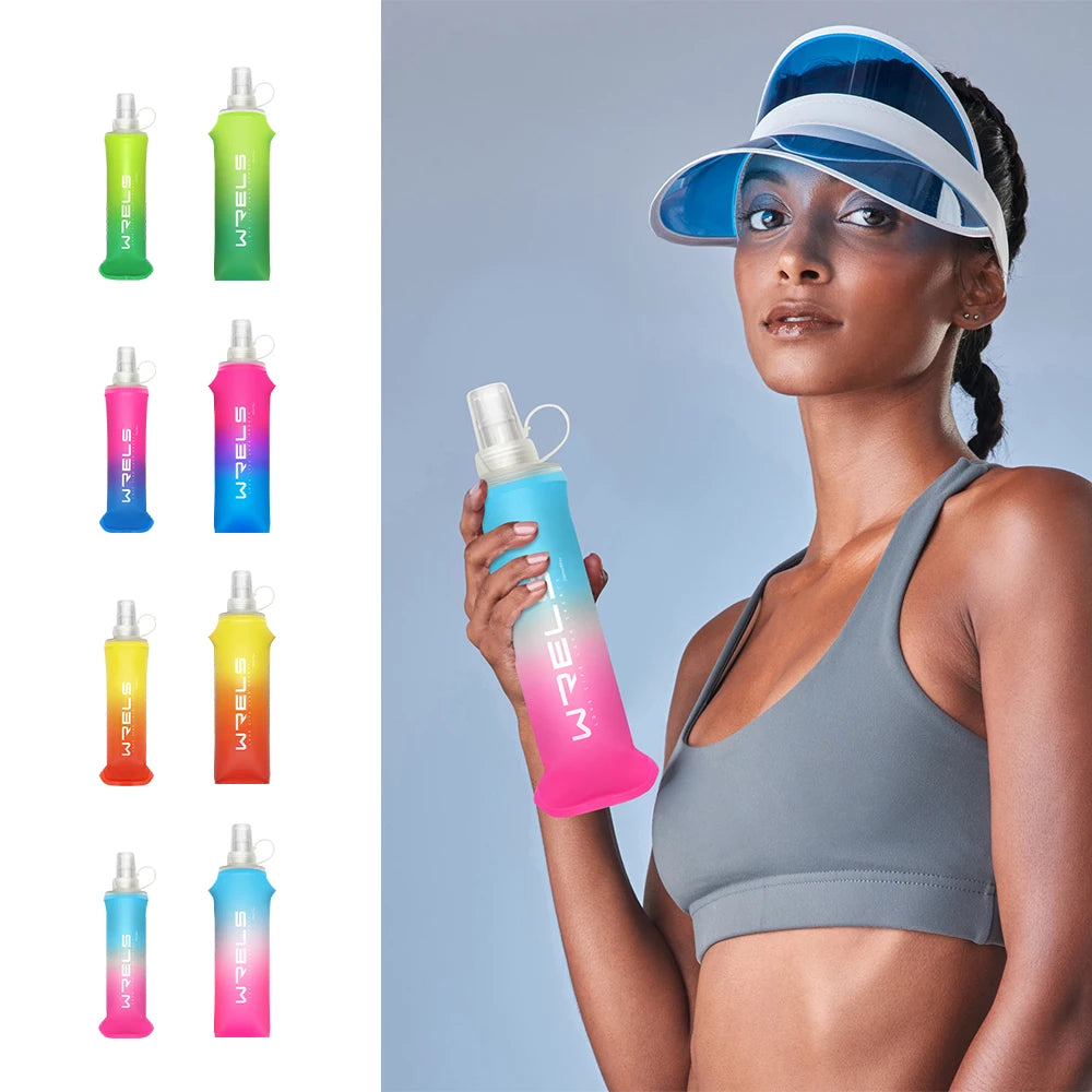 WRELS Collapsible Soft Water Bottle — BPA-Free TPU Flask