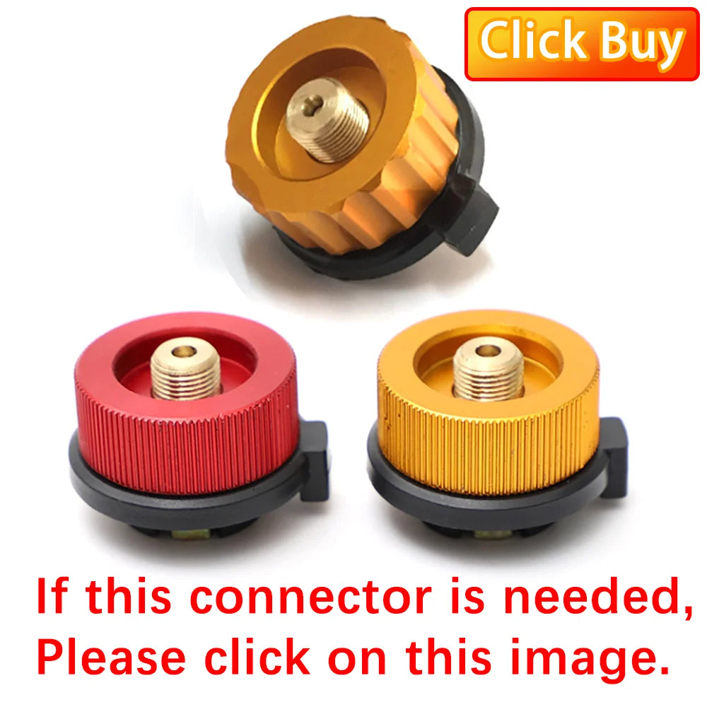 High-Power Camping Gas Burner — Outdoor BBQ Cooker